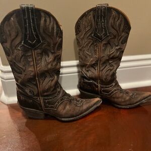 Stetson Tan Leather Handcrafted Boots